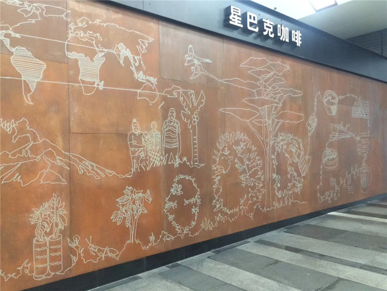 北湖耐候钢幕墙